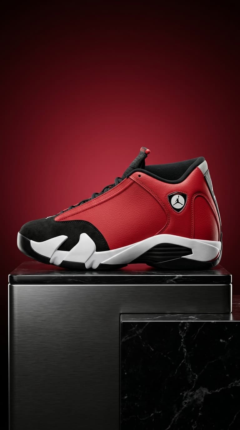 Nike Jumpman Crimson Suede