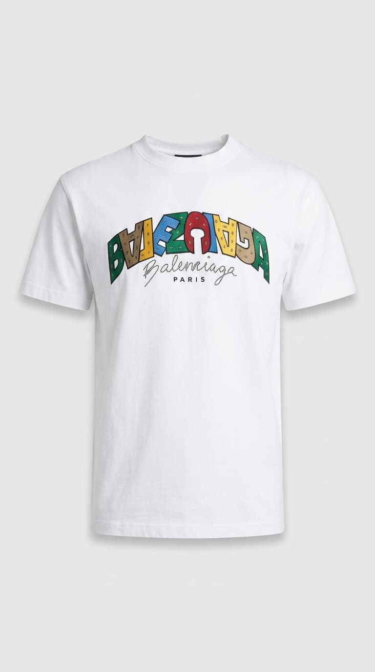 Geometric Accent Pocket Tee