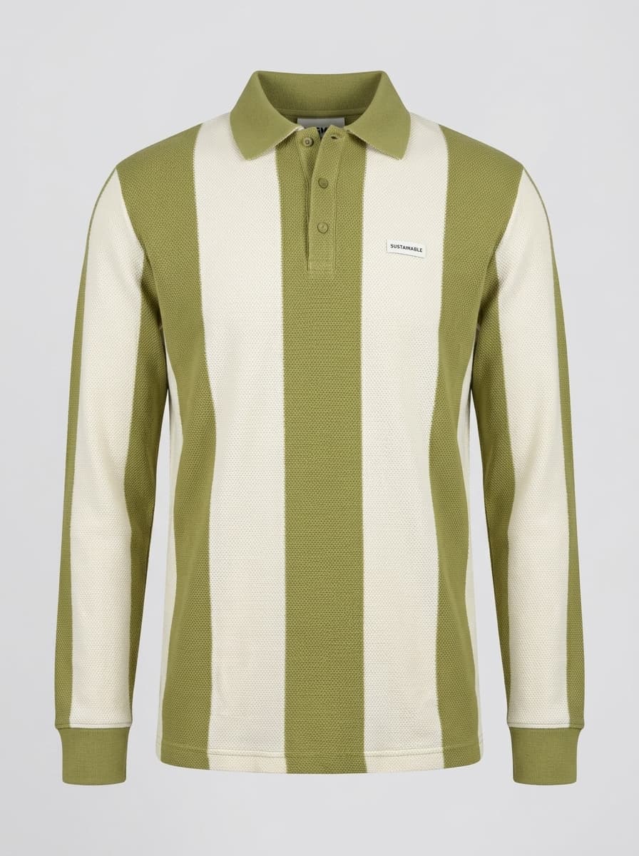 Verdant Stripe Heritage Polo